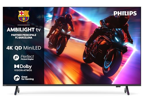 Philips Ambilight 'The Xtra' 65Mled920 Mini Led 4K Smart Tv - Display 65’’ Con Processore P5 Perfect Picture Ultra Hd, Titan Os, Dolby Vision E Dolby 
