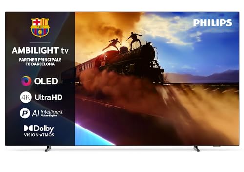 Philips Ambilight 48Oled770 4K Oled Smart Tv - Display 48’’ Con Processore P5 Ai Perfect Picture Ultra Hd, Titan Os, Dolby Vision E Atmos Sound - Funz