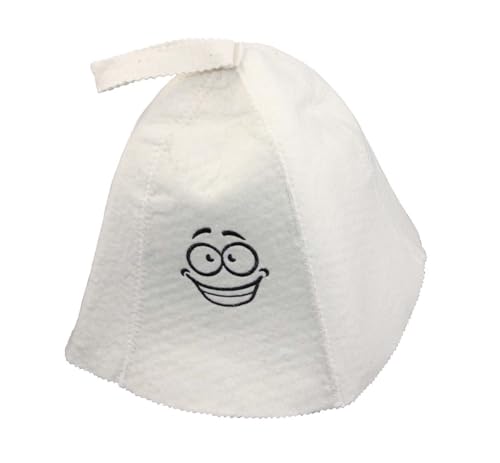 Cappello Sauna Sauna Viso Ridere In Feltro, Cappello Sauna Cappello Cappello Sauna Ricamo