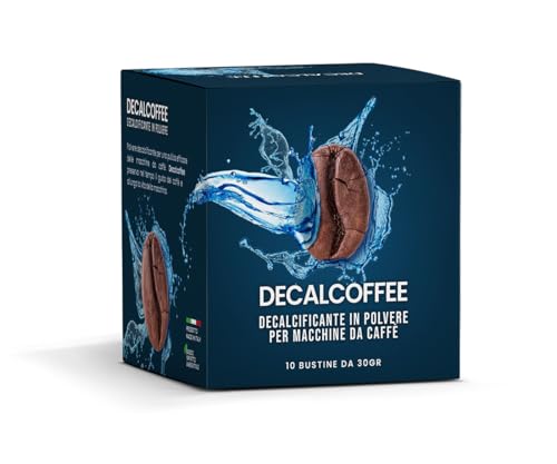 Decalcoffee Decalcificante In Polvere Per Macchine Da Caffè - 10 Bustine Da 30 Gr Di Decalcificante Biodegradabile Compatibile Con Tutte Le Macchine P