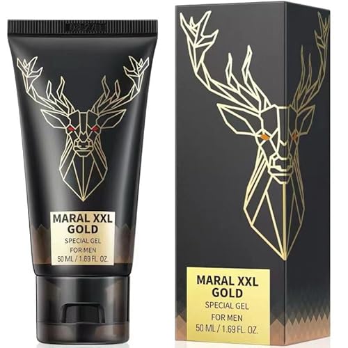 Maral Booster Gel Xxl Oro – Gel Naturale Per Migliorare La Performance Maschile – Risultati Progressivi Con Uso Continuo – 50 Ml