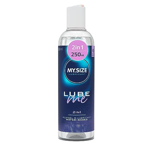 My.Size Lube Me Gel Lubrificante Premium 2In1 250 Ml I Lubrificante Inodore I Gel Lubrificante A Base Acqua E Play Gel I Gel Adatto Per Sexy Toys E Pr
