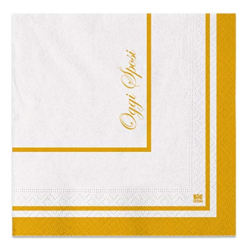 Tovaglioli Carta Oggi Sposi 33X33Cm Pz 20