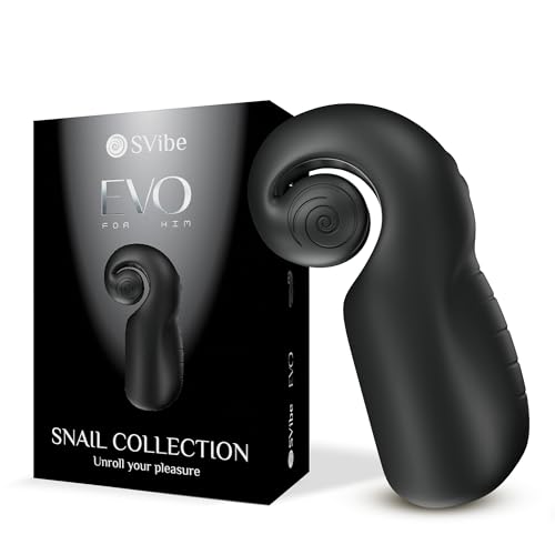 Snail Vibe Masturbatore Evo Nero 23 Cm