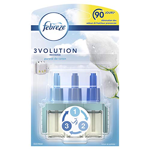 Febreze 3 Volution - Ricarica Per Deodorante Elettrico, 20 Ml, Confezione Da 2