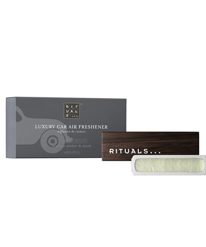Rituals Profumatore Auto Homme Car Air Freshener– Diffusore Ambiente Con Note Di Ambra Araba, Eucalipto E Patchouli – Profumo Auto Con Supporto In Leg