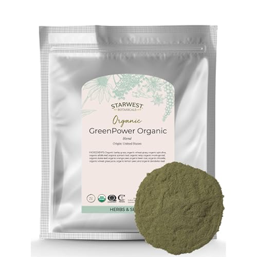 Starwest Botanicals Organic Greenpower Blend, 1 Pound