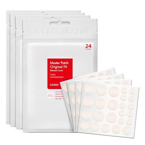 Cosrx Acne Master Patch Original Fit (96 Pezzi), Cerotti Per Brufoli, Pimple Patch, Brufoli Da Acne, Cura Della Pelle, Skincare Coreana Heart 2개 (4 Pe