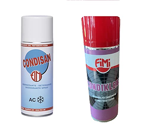 Kit Sanificante + Pulizia Filtri Climatizzatore 400Ml Condisan+Condiklean