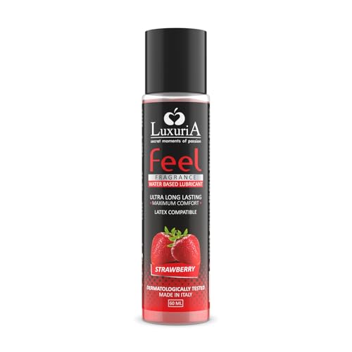 Intimateline | Feel Fragrance - Lubrificante Intimo Base Acqua Per Idratazione E Lubrificazione Vaginale O Anale, 60 Ml (Fragola)