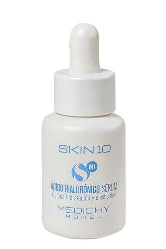 Medichy Model - Siero All'Acido Ialuronico Skin10 - Idratazione Intensiva E Ringiovanimento - Formula Anti-Età Per Una Pelle Liscia E Compatta - 30 Ml