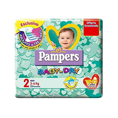 Pampers - Pannolini Baby Dry Mini Taglia 2