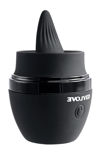 Evolved Tongue Tied Vibratori Black 8,4 Cm