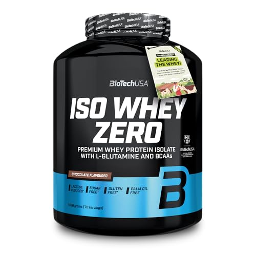 Biotechusa Iso Whey Zero | Premium Whey Protein Isolate | Grass-Fed | Enzyme-Free | Sugar- And Gluten-Free, 1816 G, Cioccolato