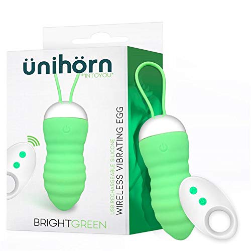 Ünihörn Brightgreen - Vibratore Con Telecomando Usb, In Silicone