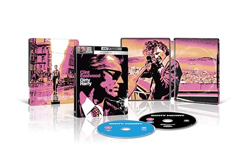 Dirty Harry Steelbook [4K Ultra Hd] [1971] [Blu-Ray] [Region Free]