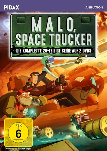 Malo, Space Trucker / Die Komplette 26-Teilige Science-Fiction-Zeichentrickserie (Pidax Animation)