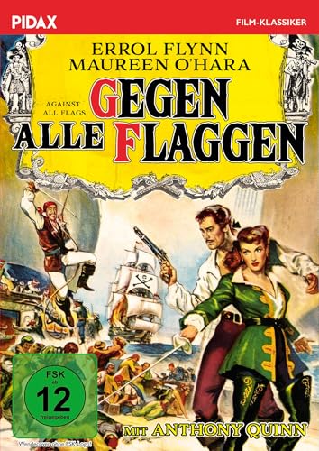 Gegen Alle Flaggen (Against All Flags) / Furioses Piraten-Abenteuer Mit Errol Flynn Und Anthony Quinn (Pidax Film-Klassiker)