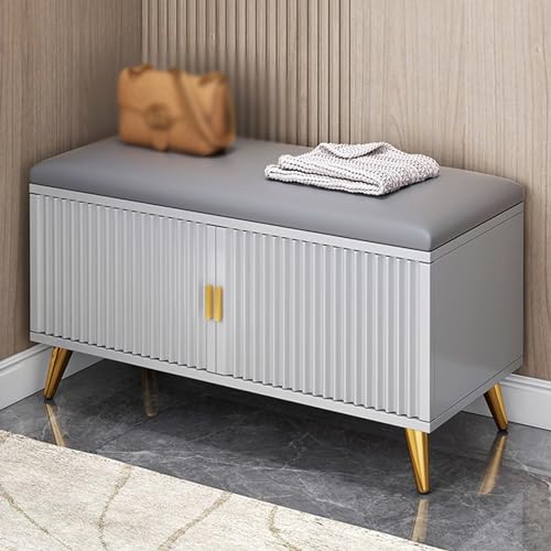 Dgdhhsfjdj Panca Per Scarpe Da Ingresso Con Cassetti E Seduta Imbottita, Scarpiera Da Corridoio Con Scomparto Nascosto, Unità Di Stoccaggio Per Corrid