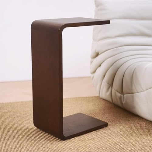 Dgdhhsfjdj Tavolino Laterale A Forma Di C, Monoblocco, Non Richiede Installazione, Tavolino Compatto Ideale Per Piccoli Spazi Abitativi