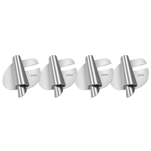 Giwnhvx Set Di 5 Piedini Per Cucitura Magnetica E Set Di Piedini Per Orlo Arrotolato, Guida Per Orlatura Magnetica Per Macchina Da Cucire 3/4/5/6 Mm