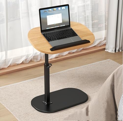 Dgdhhsfjdj Tavolino Girevole A Forma Di C Per Divano, Altezza Regolabile Con Trottola. Si Trasforma Istantaneamente Da Tavolino Da Letto A Tavolino Da