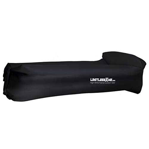 Limitlessxme Divano Gonfiabile Da Spiaggia Impermeabile E Confortevole. Air Lounger. Divano Ad Aria, Per Campeggio, Giardino, Spiaggia, Piscina, Festi