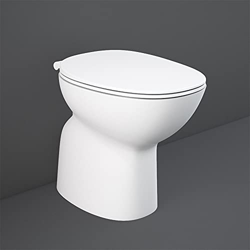 Inbagno Water Tradizionale Rimless, In Ceramica Bianca Lucida, Design Slim Moderno Serie Morning