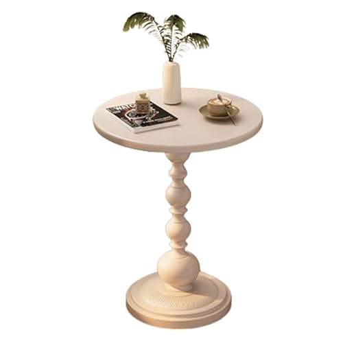 Dgdhhsfjdj Tavolino Vintage In Metallo, Tavolino Rotondo In Metallo, Per Comodino O Divano, Decorativo Per Piccoli Spazi, Soggiorno, Camera Da Letto, 