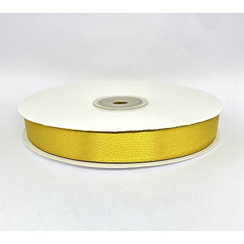 Bomboniere Nastro Doppio Raso Oro 15 Mm X 50 Metri