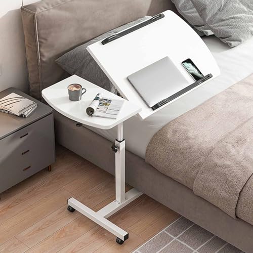 Dgdhhsfjdj Tavolino Da Divano A C Regolabile Con Ruote, Design Pieghevole Da Scrivania. Si Trasforma Da Vassoio Porta Tv A Postazione Di Lavoro Mobile