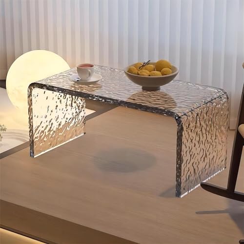 Dgdhhsfjdj Tavolino Moderno In Acrilico, Design Multiuso Trasparente Che Può Essere Utilizzato Come Supporto Per Laptop, Tavolino Da Caffè Da Posizion