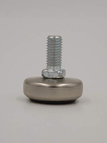 Piedino Regolabile 249 D.35 M10 Cromo