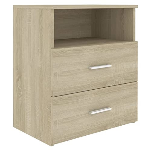 Vidaxl Comodino Rovere Sonoma 50X32X60 Cm
