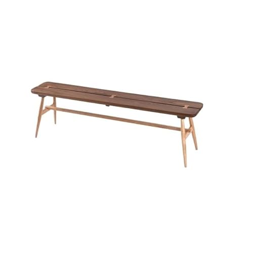 Dgdhhsfjdj Panca Portascarpe Da Ingresso: Panca A Due Posti In Legno Massello Di Noce Nero Per Sala Da Pranzo, Uso Esterno Discreto