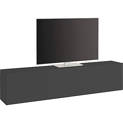 Whous - Mobile Tv Maruska Per Soggiorno 180X30X40 Cm - Mobile Tv Soggiorno Da Terra Con 1 Anta A Ribalta E 2 Vani Porta Oggetti - Mobile Porta Tv Sogg
