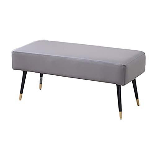 Panca Portascarpe Multifunzionale Grigia E Sgabello Da Divano Per Camera Da Letto, Soggiorno E Ingresso. Elegante Panca Lunga (90X40X43 Cm), Perfetta 