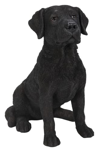 Vivid Arts Labrador Nero In Resina Cava 21Cm