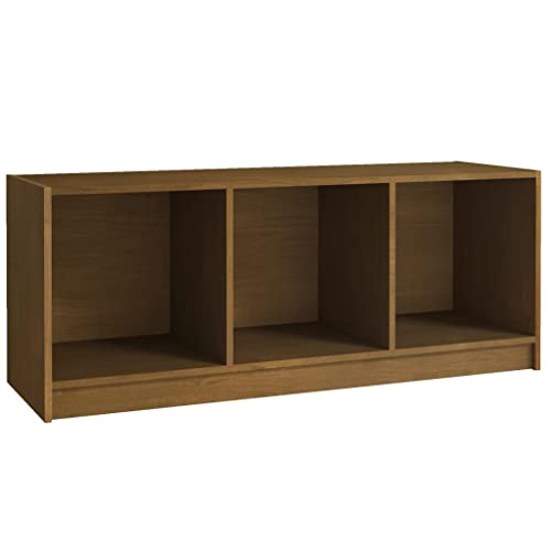 Vidaxl Mobile Porta Tv Marrone Miele 104X33X41 Cm In Legno Di Pino