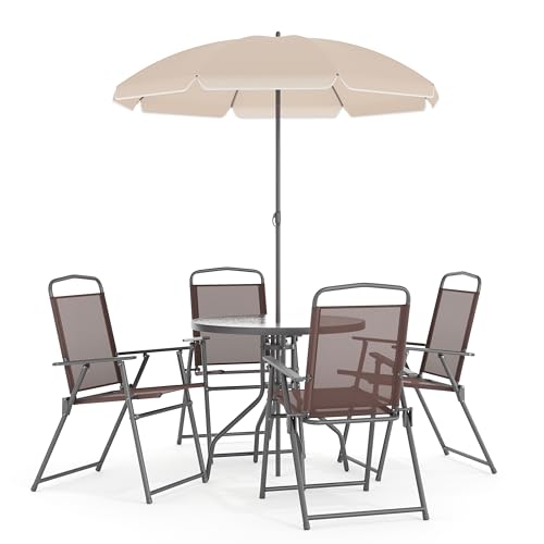 Flash Furniture Sedia Pieghevole, 79,38 X 79,38 X 71,12 Cm, Grigio