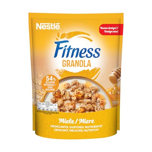 Fitness Granola Miele Con Avena E Cereali Integrali 300G