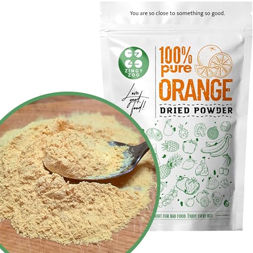 Zingy Zoo Arancia Essiccata | 100% Naturale Frutta Disidratata | Non Da Canditi Arancia Fette | Arancia Disidratata Pura Frutta Secca | Dried Orange F