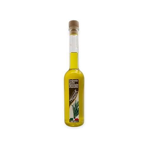 Olio Extra Vergine Di Oliva Aromatizzato Al Rosmarino-Bottiglia Sinfonia 100 Ml-100% Italiano