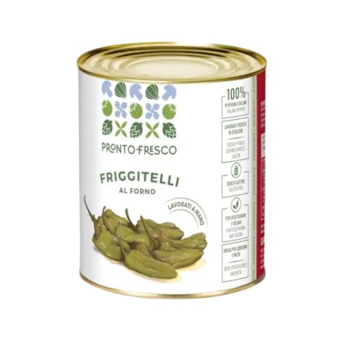Peperoni Frigitelli Al Forno Greci Pronto Fresco Latta Da 760 G
