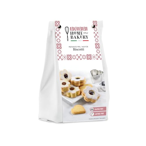 Preparato Per Biscotti Babbi Home Bakery, Senza Glutine E Senza Lattosio, 400G, Ideale Per Pasta Frolla, Tartellette E Biscotti Fatti In Casa