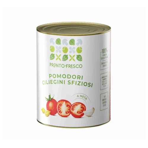 Pomodori Ciliegini Sfiziosi Greci Pomodorino 100% Pronto Fresco Latta Da 780 G