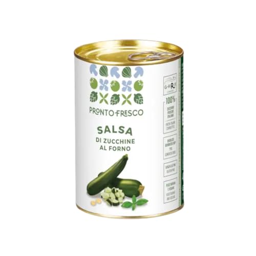 Salsa Di Zucchine Al Forno Greci Pronto Fresco Latta Da 400 G