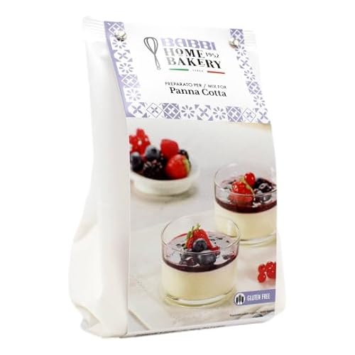 Preparato Per Panna Cotta Babbi Home Bakery, Senza Glutine, 250G, Ideale Per Dessert Al Cucchiaio E Bavaresi