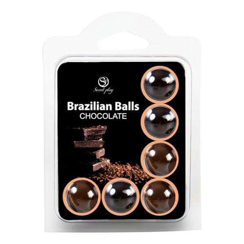 Bolas Lubricantes Besables Brazilian Balls Sabor A Chocolate 6 X 4Gr