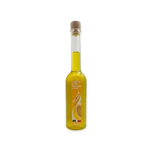 Olio Extra Vergine Di Oliva Aromatizzato Al Limone-Bottiglia Sinfonia 100 Ml-100% Italiano